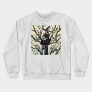 Witch and Owl Crewneck Sweatshirt